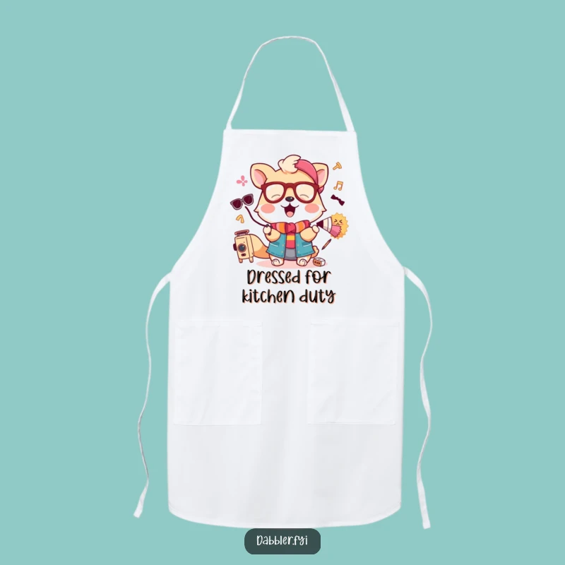 Funny Animal Accessory Experiment Apron: Cook Up Some Laughs in Style!