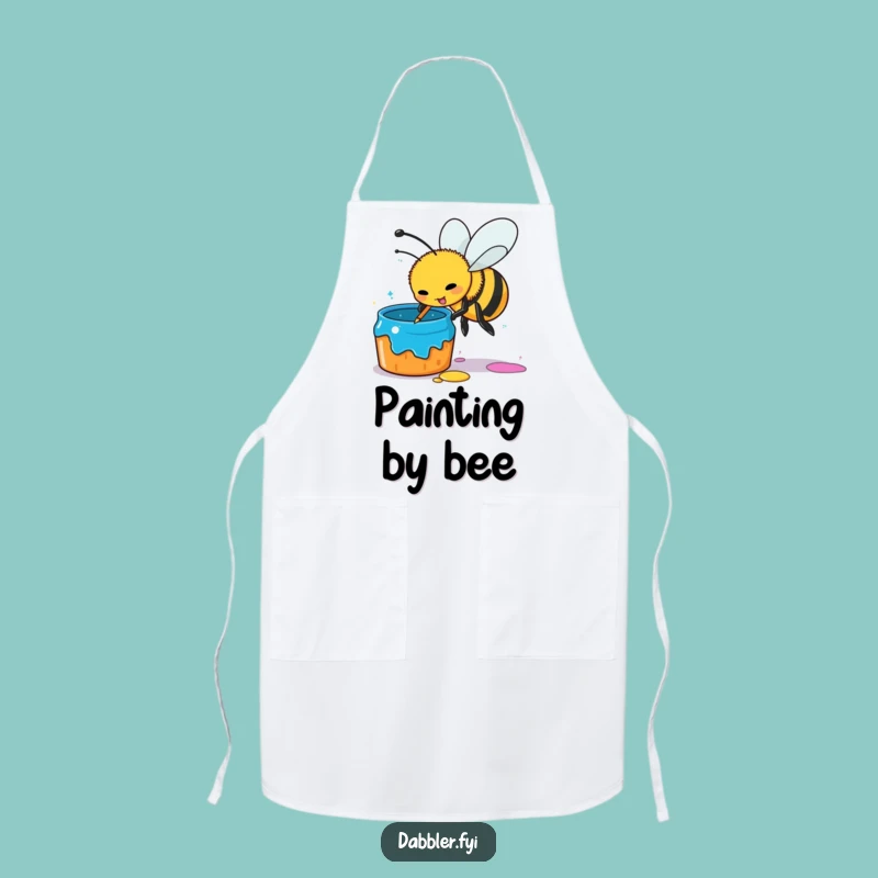 Funny Busy Bee Artist Apron - Keep Clean with Hilarious Style Gift