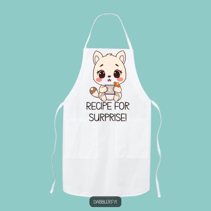 Funny Kitchen Apron - Surprised Animal Chef's Delight, Humorous Cooking Gift