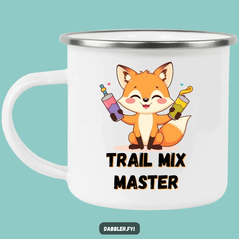 Funny Fox Camping Mug - Sip Artfully with Playful Vibes Gift