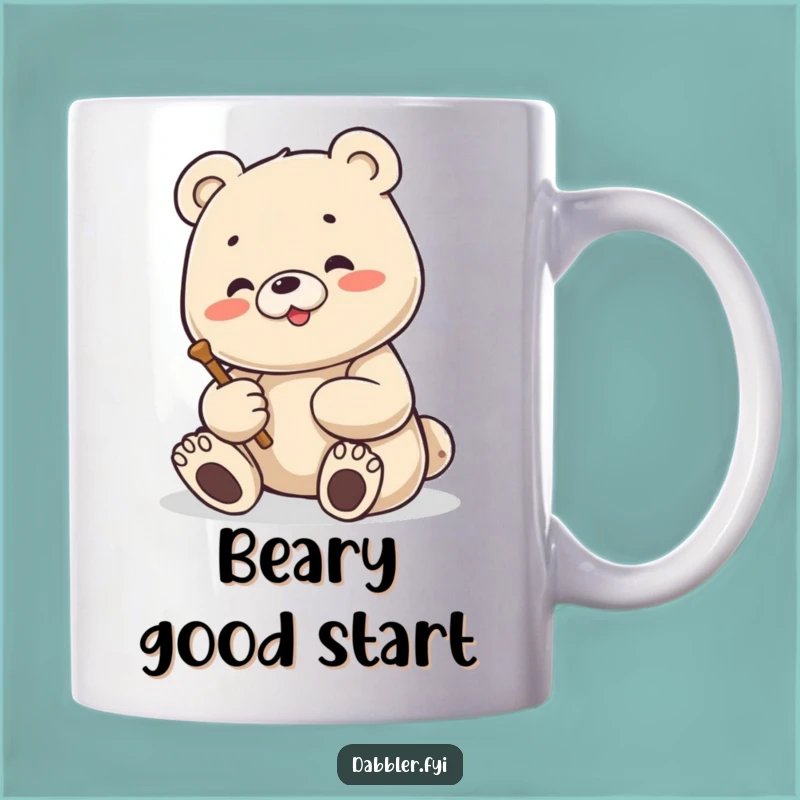 Funny Bear Sculptor Mug: Artist's Creation, Perfect Humorous Gift