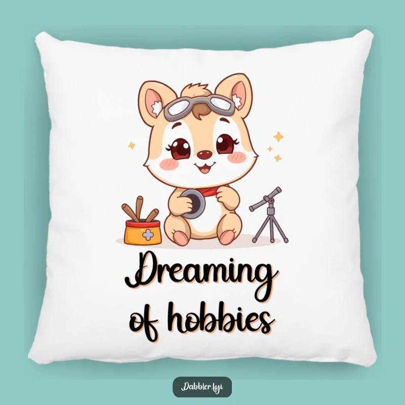 Funny Hobbyist Animal Pillow: Cozy Learner Comfort - Delightful Funny Gift