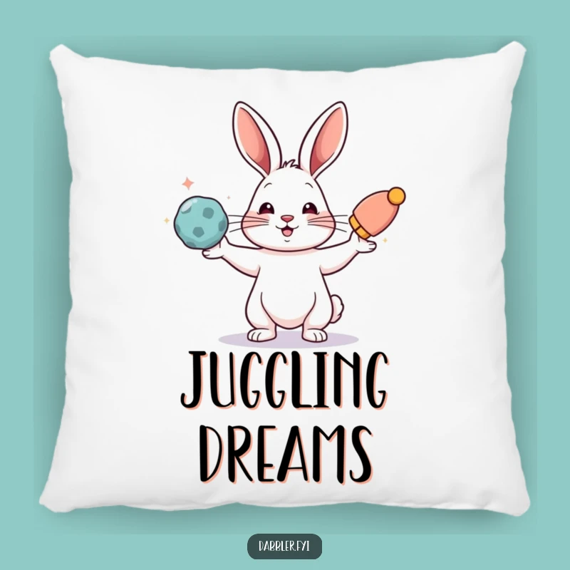 Funny Rabbit Juggling Pillow: Cozy Comfort with a Showstopper, Wonderful Funny Gift