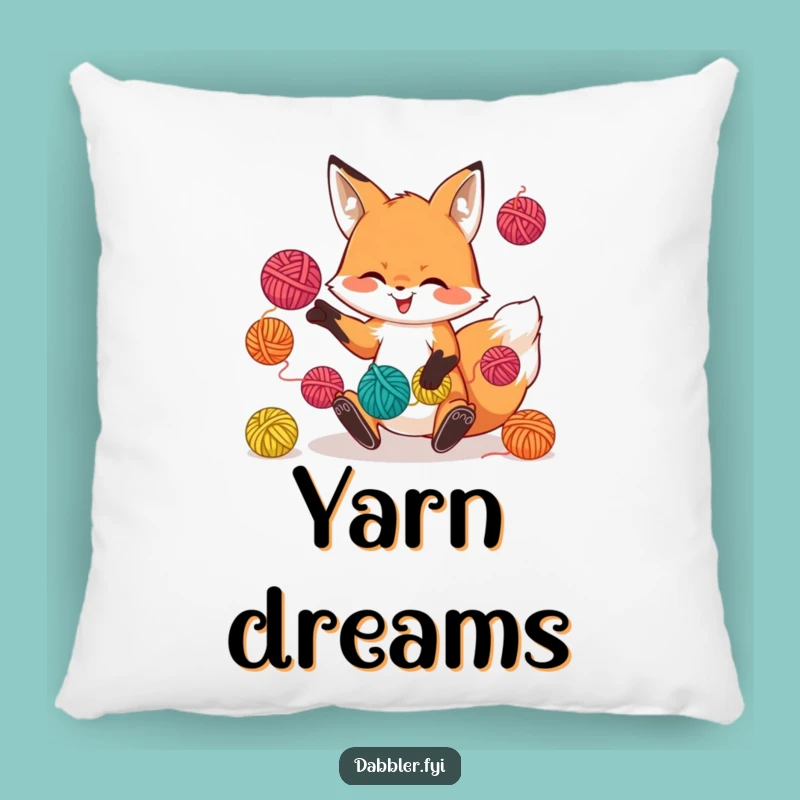 Funny Fox Juggling Pillow: Cozy Comfort with a Playful Touch