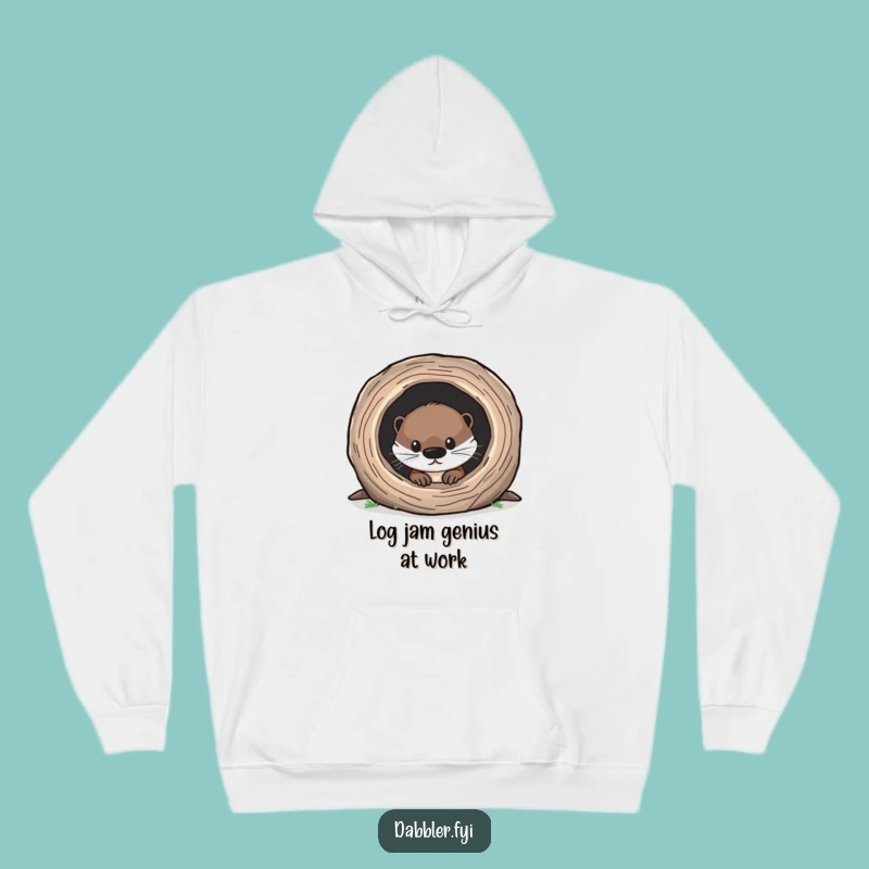 Funny Otter Hoodie: Cozy Curiosity, Warm & Hilarious Gift