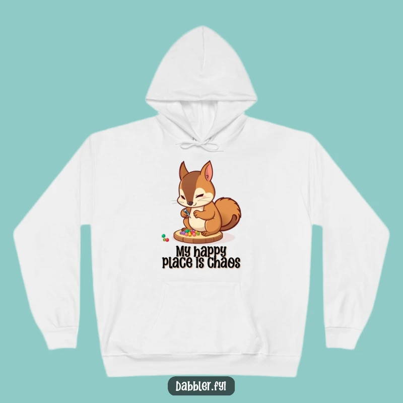 Funny Squirrel Crafter Hoodie: Cozy Up with This Hilarious and Funny Gift