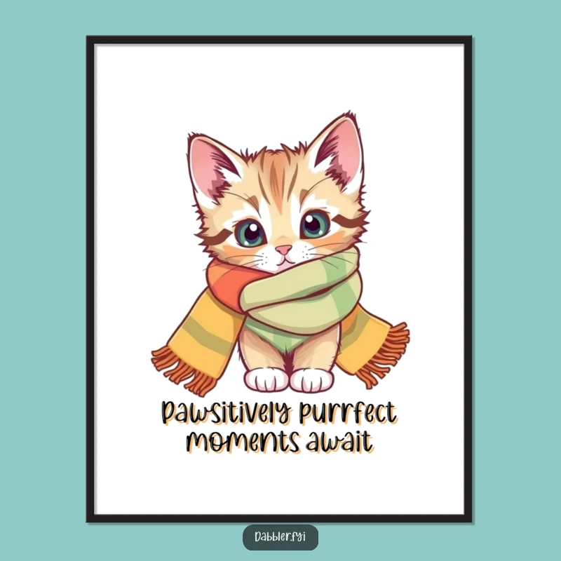 Funny Kitten Wall Art: Free Printable Downloadable Decor for Cozy Spaces