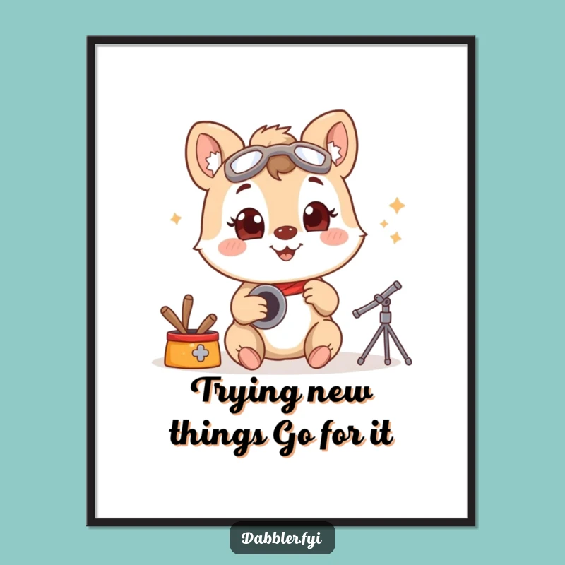 Quirky Free Printable Wall Art: Enthusiastic Hobbyist Animal Decor, DIY Gift