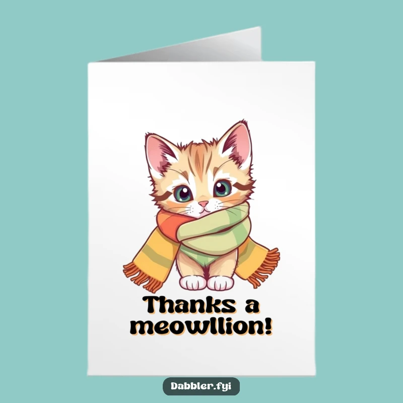 Funny Thank You Card: Free Printable Downloadable for Grateful Pet Parents