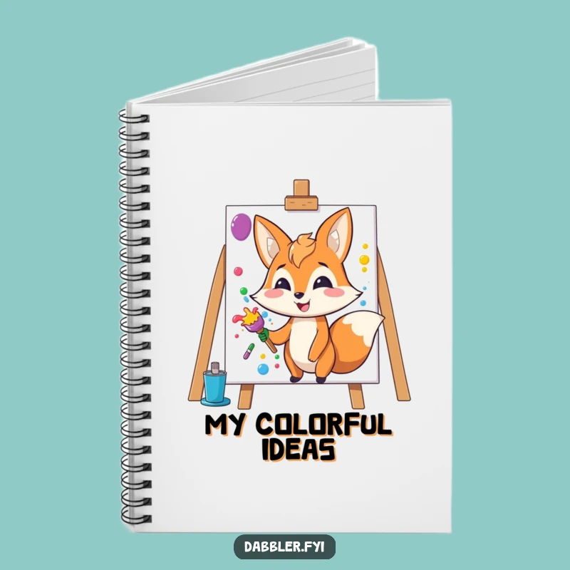 Funny Fox Artist Notebook: Creative Journal, Perfect Funny Gift!