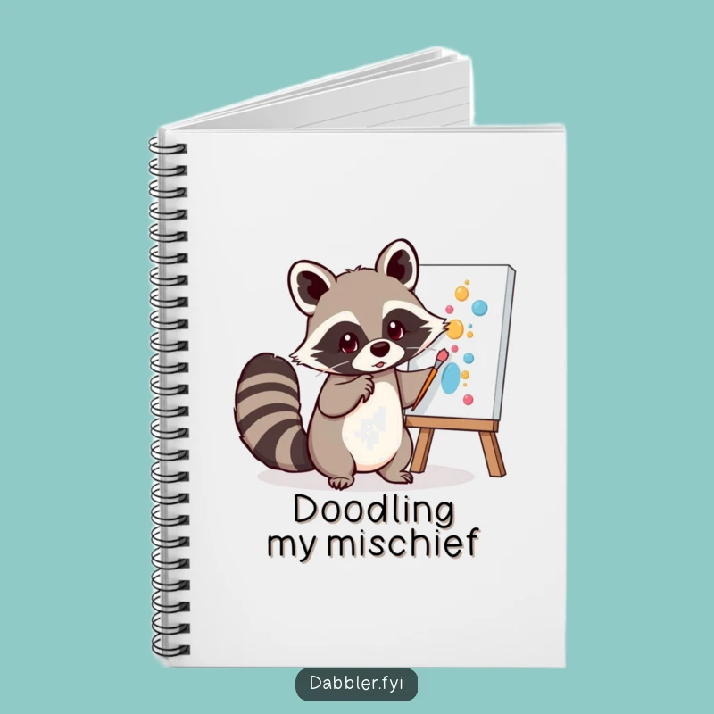 Funny Raccoon Art Notebook: Creative Journal, Perfect Humorous Gift for Artists