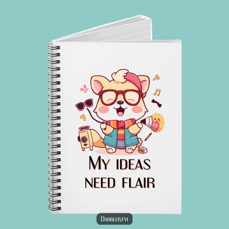 Funny Animal Accessory Experiment Notebook: Jot Down Ideas with a Giggle!
