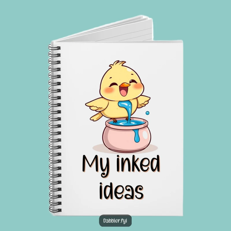 Funny Bird Ink Notebook: Creative Journal, Perfect Humorous Gift for Artists