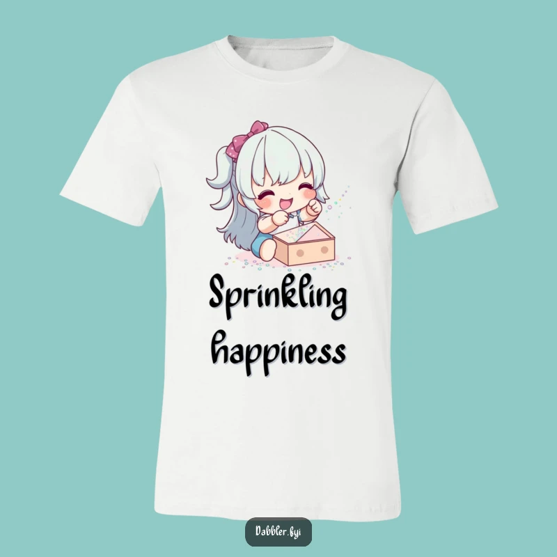 Funny Glitter Sprinkler T-Shirt: Whimsical Funny Gift for the Sparkly Maker