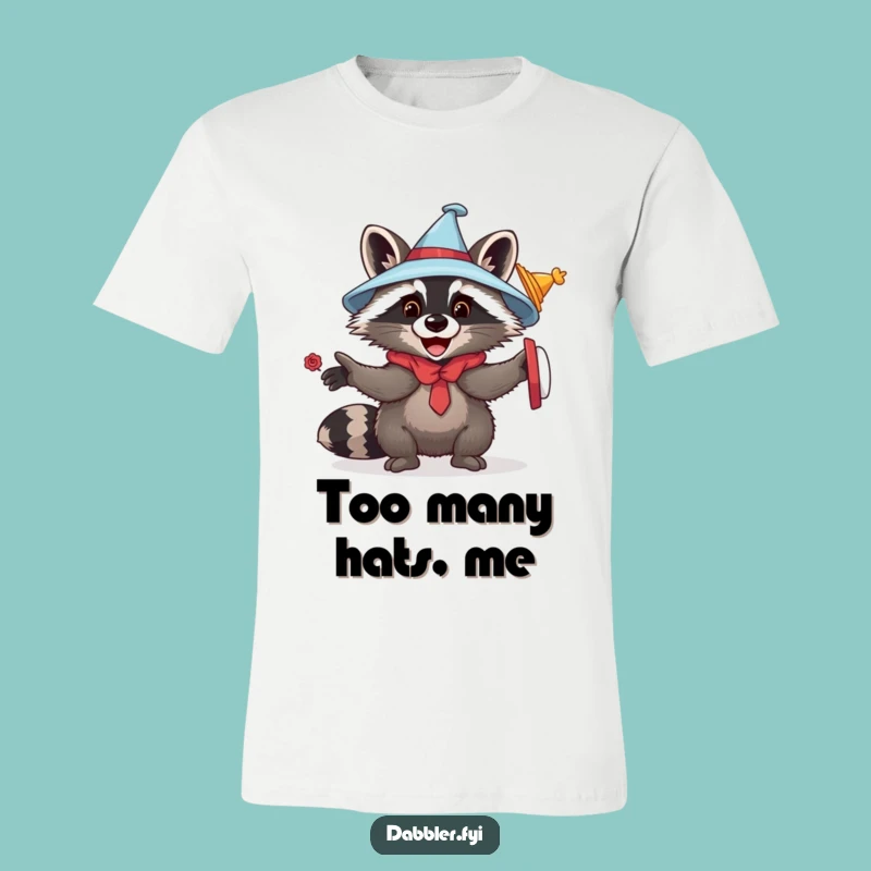 Funny Raccoon Disguise T-Shirt: Playful Critter Humor for a Great Gift