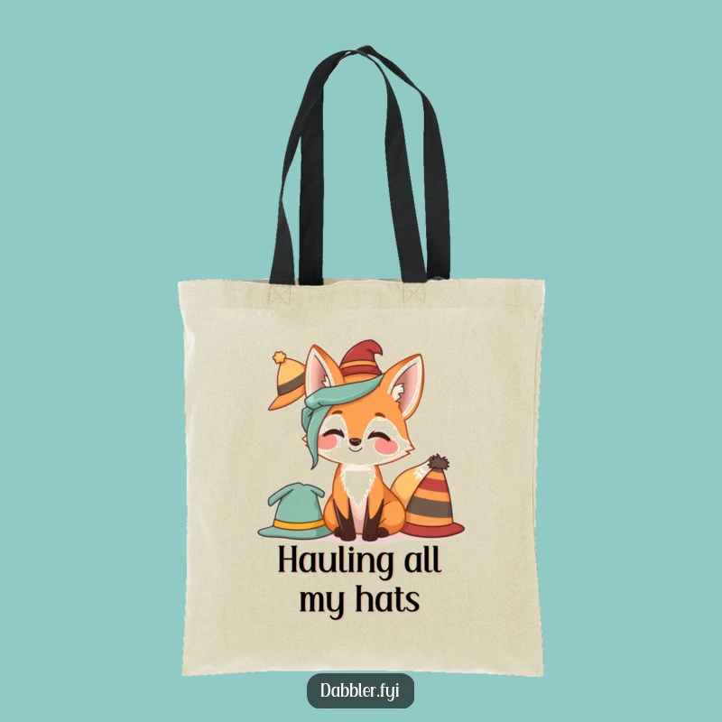 Funny Fox Tote Bag: Giggling Fashion Fun, Stylish Gift