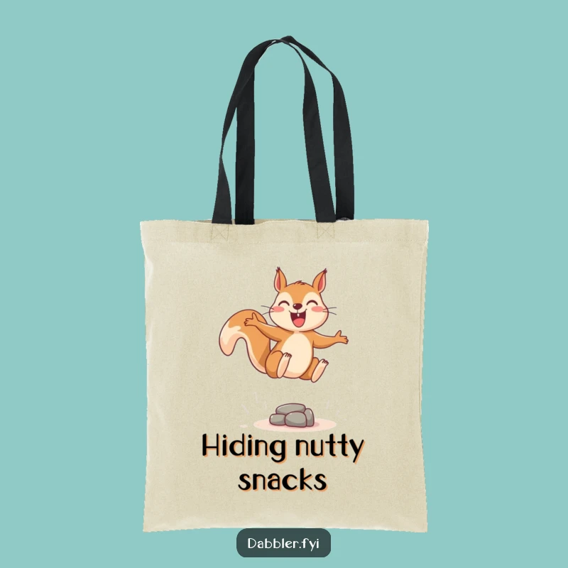 Funny Squirrel Leap Tote Bag - Carry Your Joy with Style, Great Funny Gift!