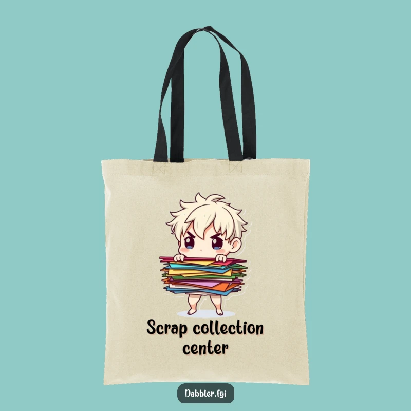 Funny Paper Balancer Tote Bag: Practical Funny Gift for the Organized